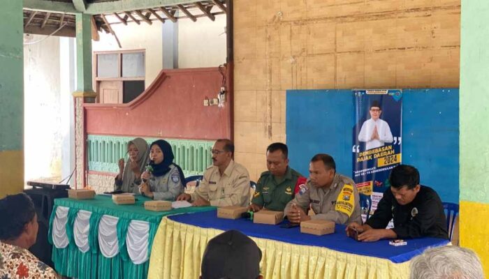 Dorong Perilaku Patuh Pajak dan Lalu Lintas, Tim Samsat Madiun Kabupaten Edukasi Warga Desa Sugihwaras Saradan