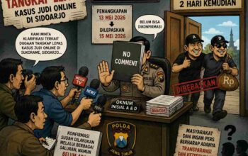 Transparansi Penanganan Kasus Judol Dipertanyakan, Dugaan Tangkap Lepas di Sidoarjo Mencuat