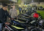 Polres Mojokerto Kota Amankan 80 Pemuda Konvoi,1 orang Kedapatan Bawa Sajam