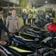 Polres Mojokerto Kota Amankan 80 Pemuda Konvoi,1 orang Kedapatan Bawa Sajam