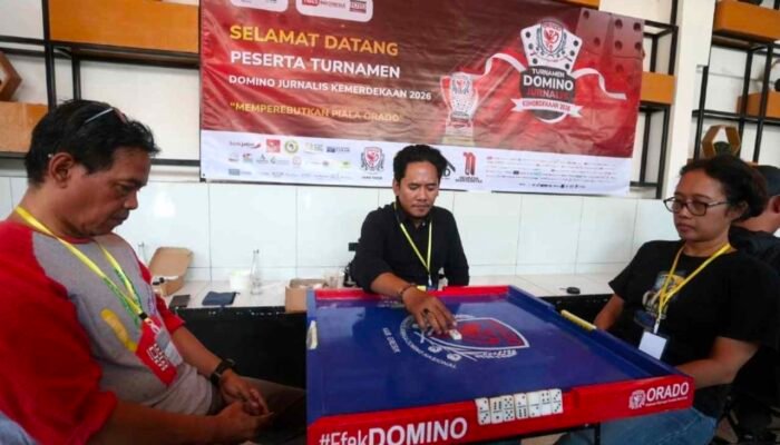 Turnamen Domino Jurnalis Kemerdekaan 2026 di Surabaya Dorong Domino Menjadi Olahraga Prestasi
