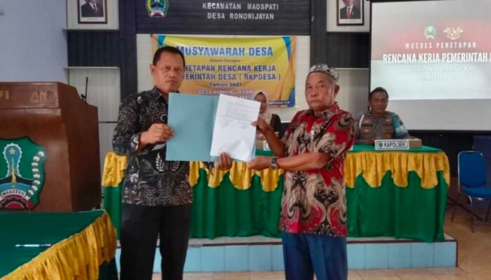Musdes RKPDes 2027 Ronowijayan, Pemdes Dorong Pembangunan Tepat Sasaran