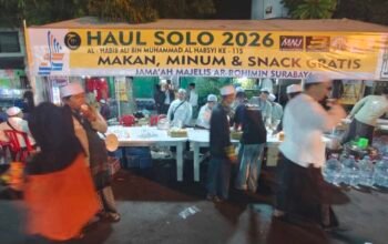 Haul Solo 2026: 30 Ribu Snack dan Minuman Disiapkan Majelis Ar-Rohimin untuk Jemaah